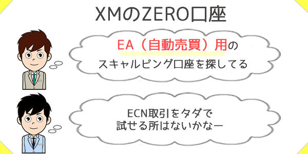 XMのZERO口座がおすすめの人