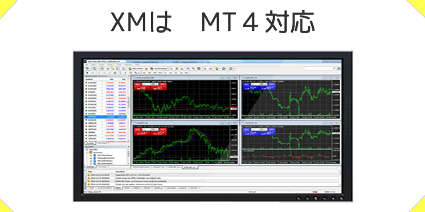 XMはMT4に対応！